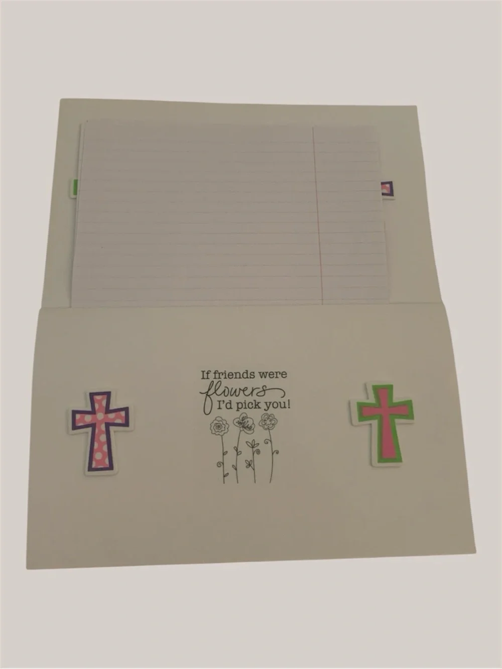 Handmade Floral Journal Pack • Faith & Friendship Gift Notebook Set 6 Packs